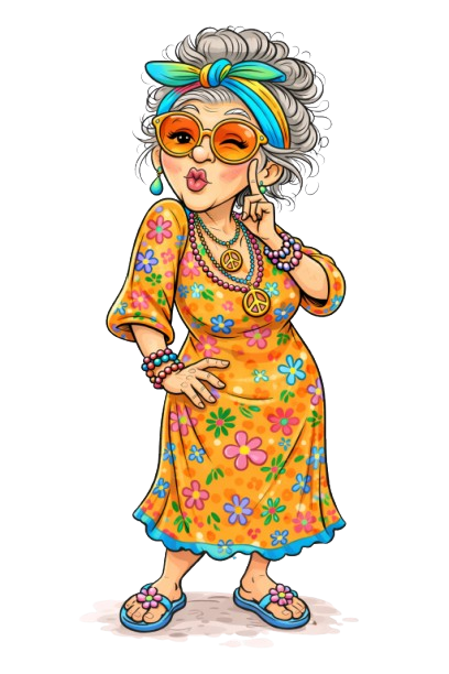 Old Hippie Lady
